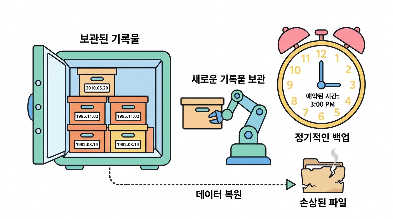 백업과 cron — 잊어버려도 되게 만들기
