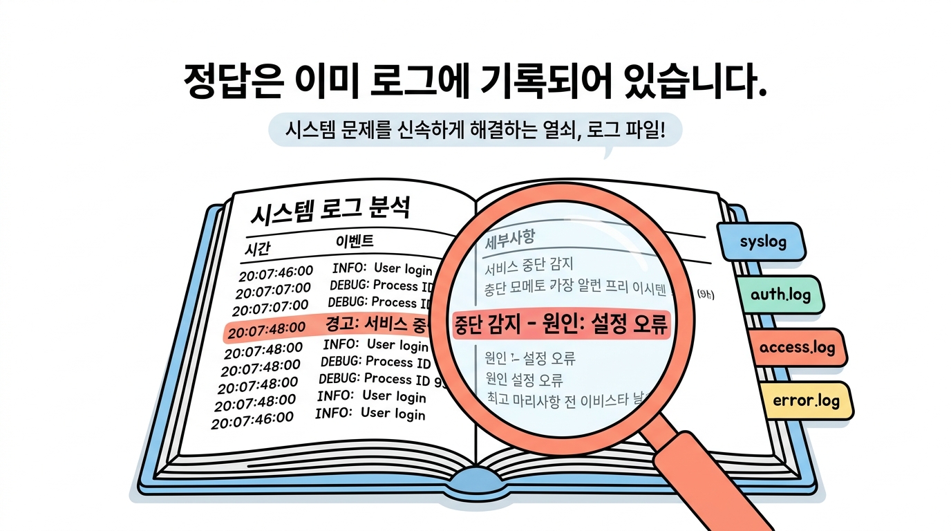 로그 — 서버가 남긴 일기