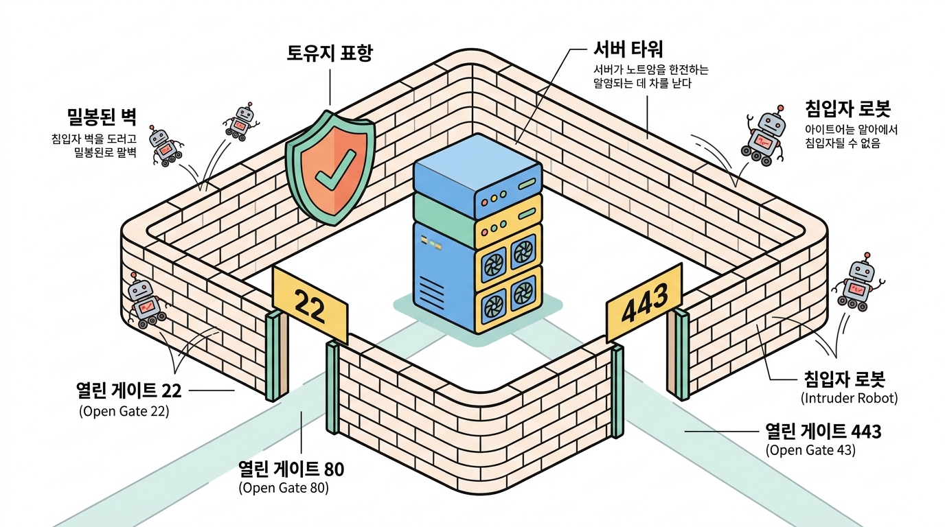 보안 — 문을 잠그고 마무리하기