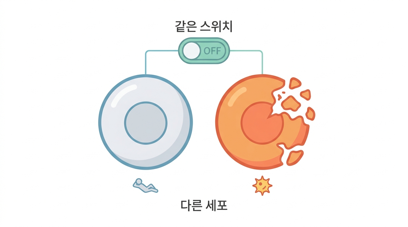 표적은 맞았는데 아무 일도 없었다