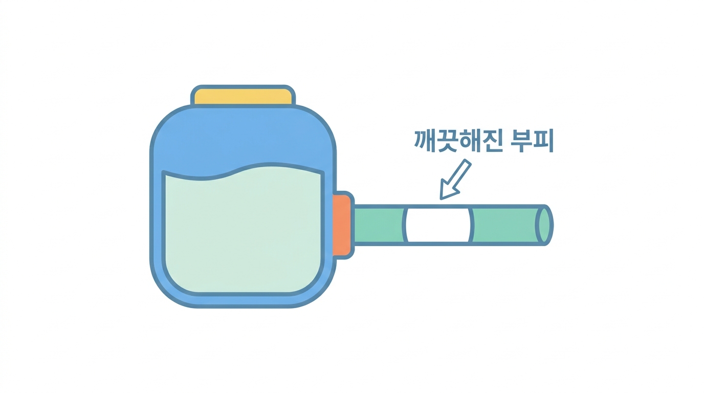 청소율 — 단위 시간에 깨끗해지는 부피