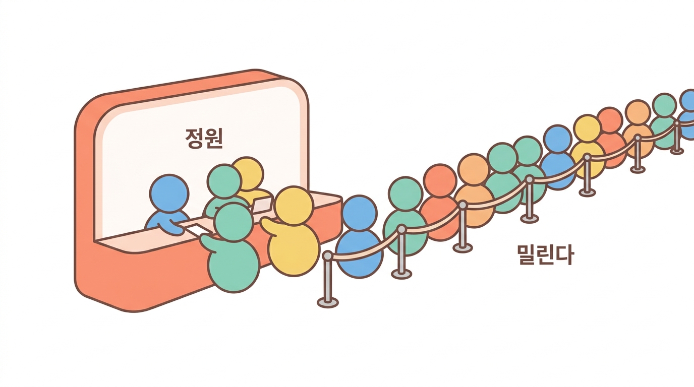 포화하는 소실 — 용량을 조금 올렸는데 농도가 불쑥 뛴다
