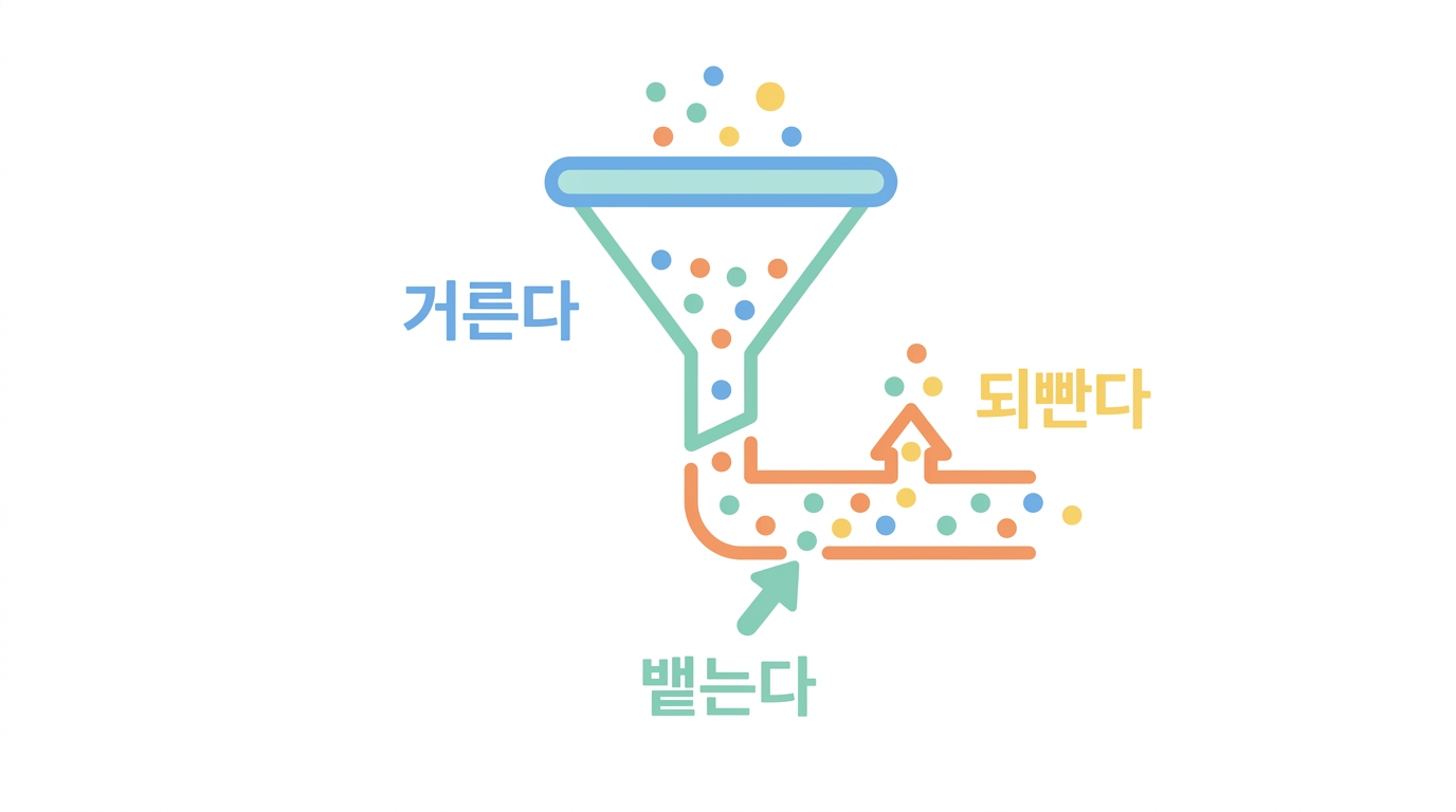 콩팥 — 거르고, 뱉고, 되빨아들인다