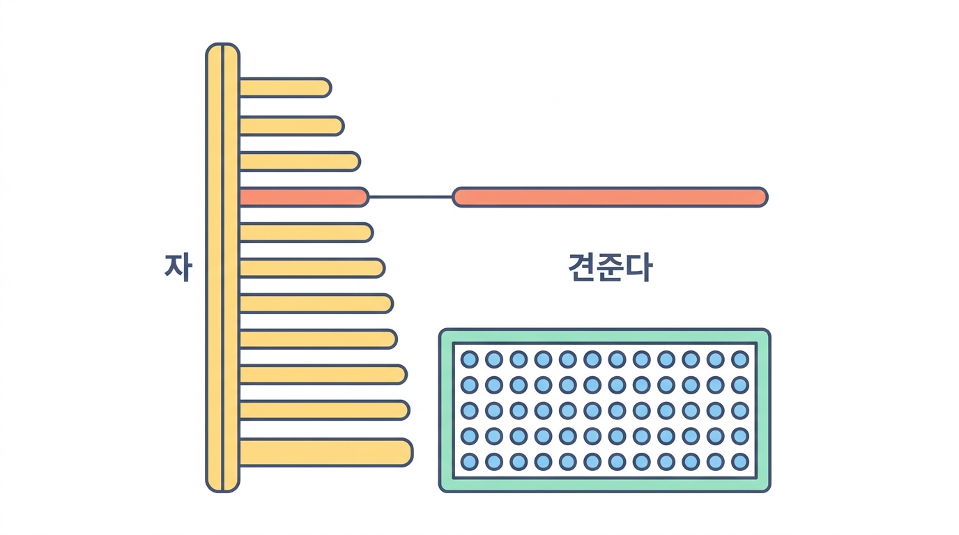 재는 시약 — 젤 · 래더 · 배지도 시약이다