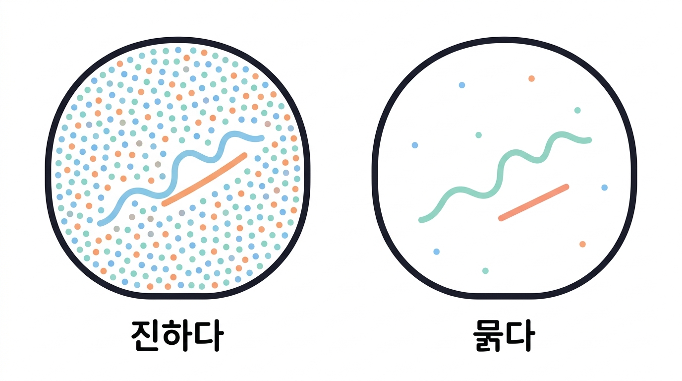 NaCl 0.72 M 과 LiCl 1.6 M — 왜 소금이 두 종류인가