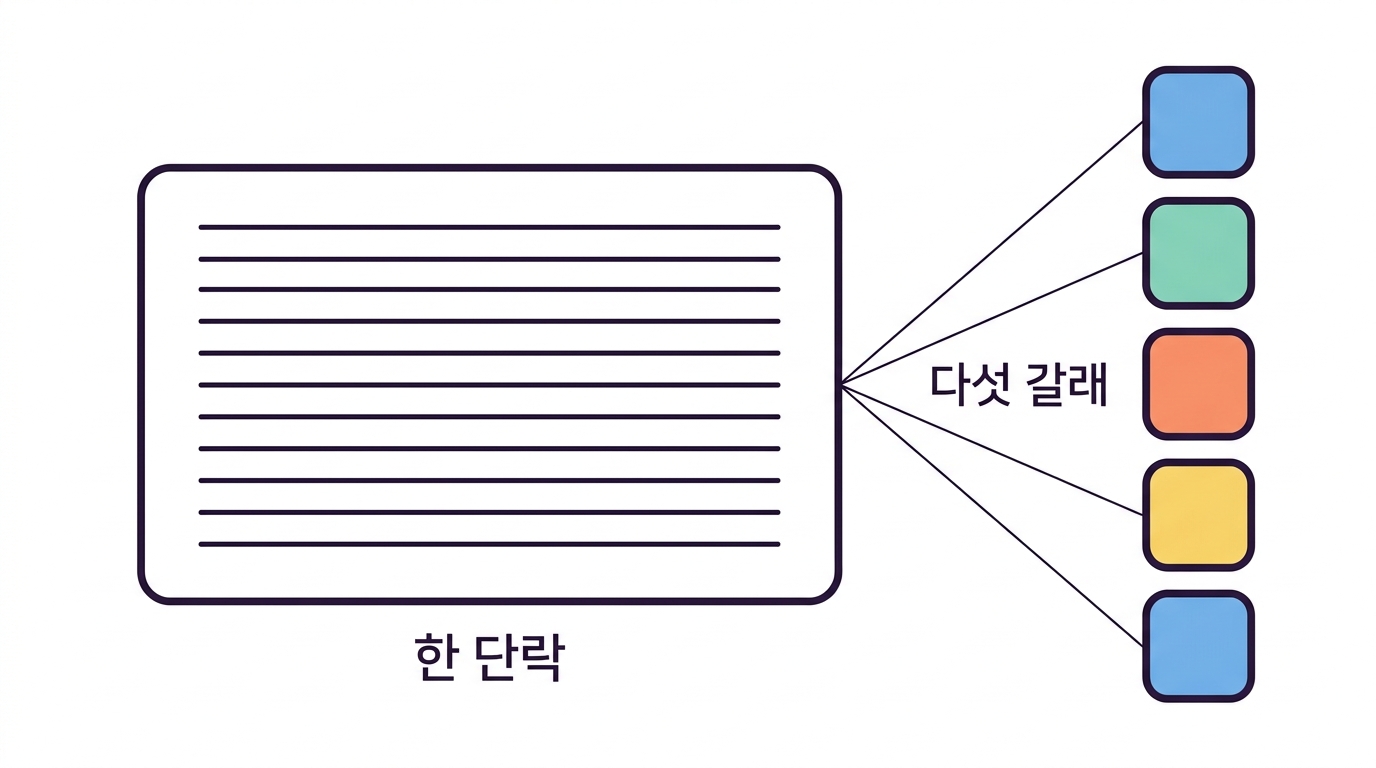 방법 문단 한 단락이 시약 서른 가지다