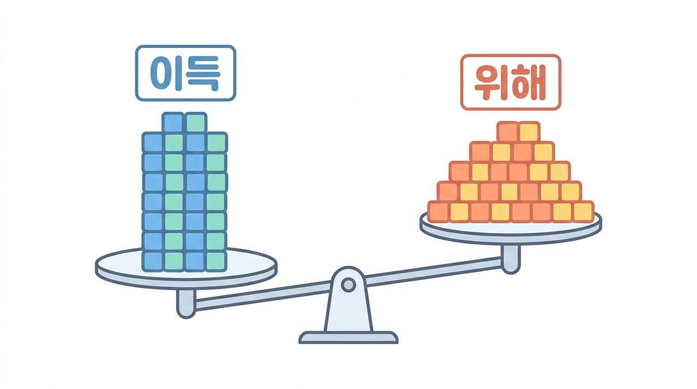 이득과 위해를 한 저울에 — 허가는 통계가 아니라 판단이다