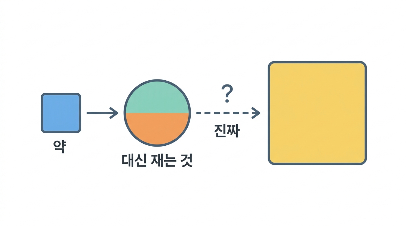 무엇을 재는가 — 진짜 결과와 대신 재는 것