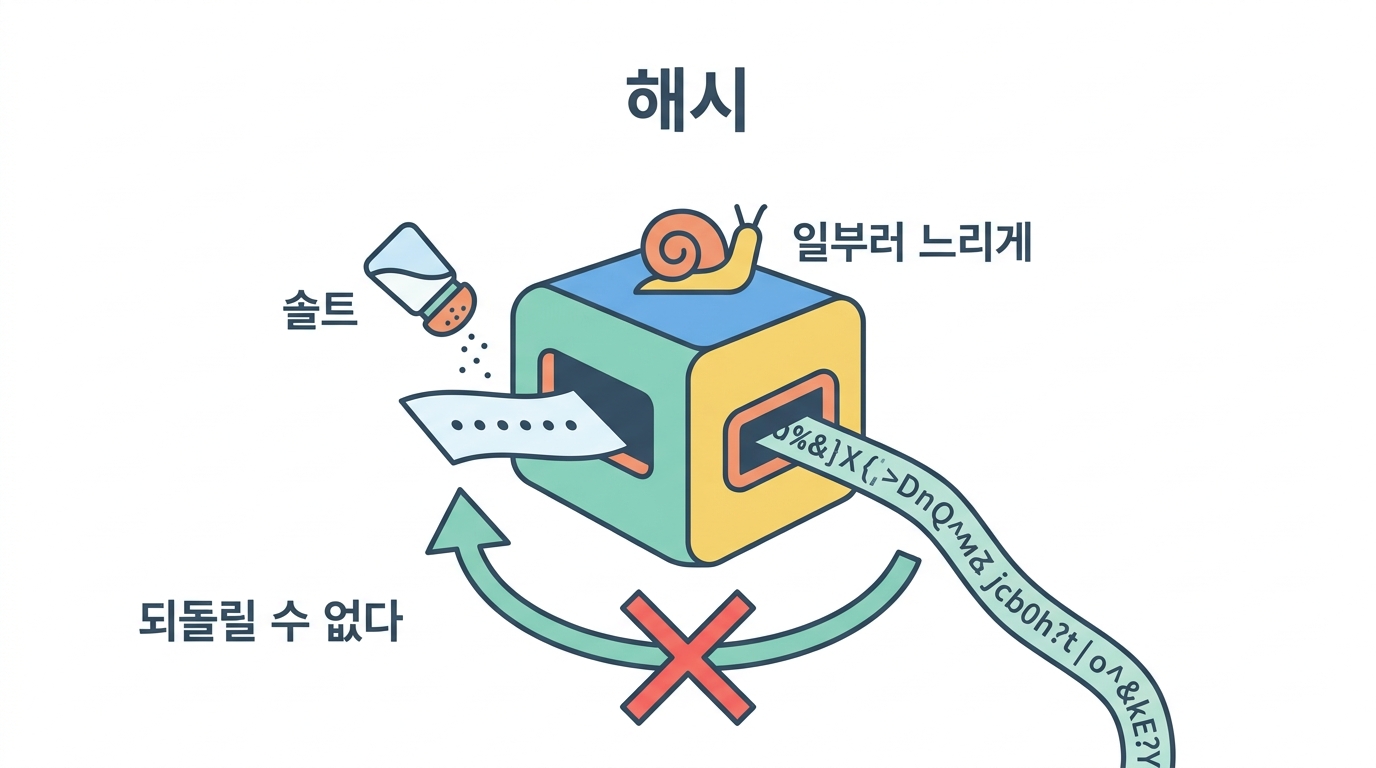 비밀번호는 어떻게 저장해야 하나