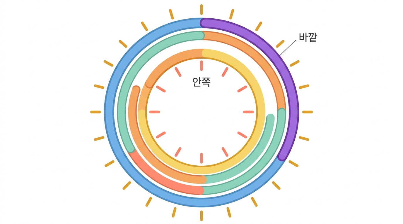 한 개도 겹치지 않았다