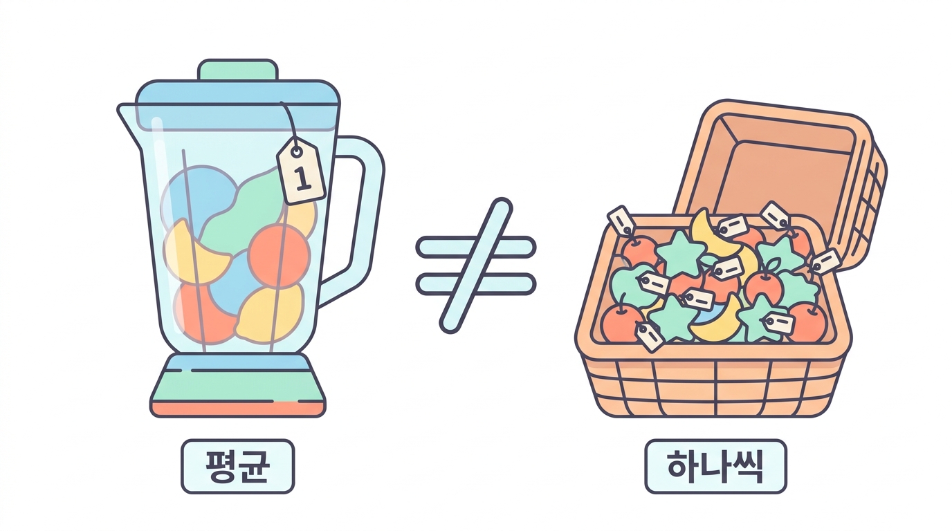 평균 뒤에 숨은 것 — 왜 세포를 하나씩 읽나