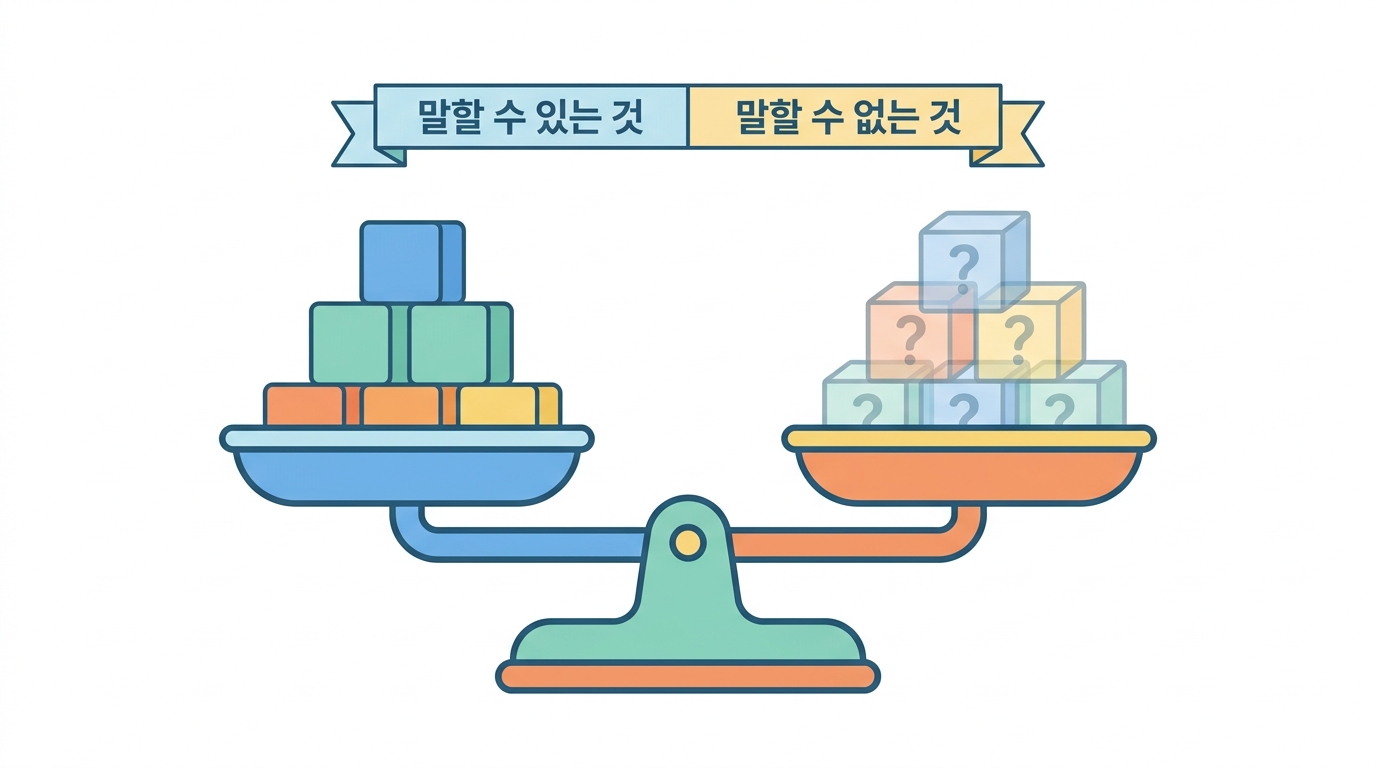 무엇을 말할 수 있고 무엇을 말할 수 없나