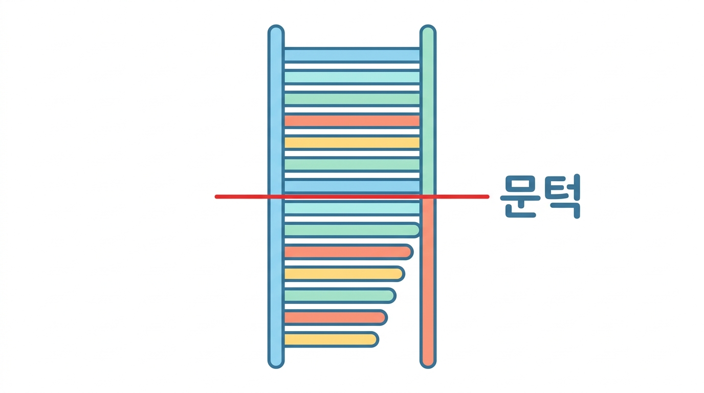 같은 문턱, 다른 뜻 — 33개 암종 사다리