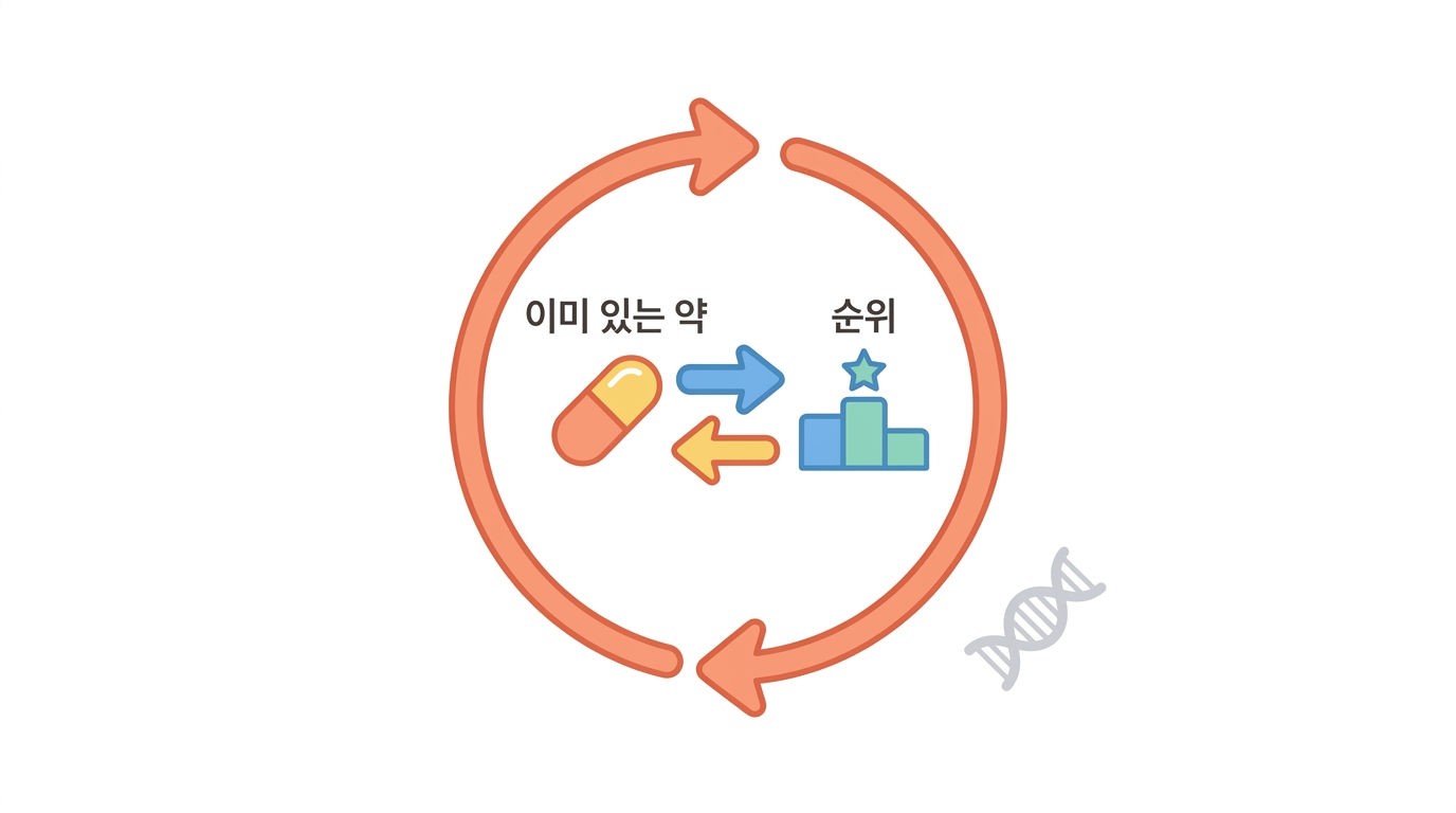 순위가 이미 오염되어 있다 — 5등부터 15등까지의 정체