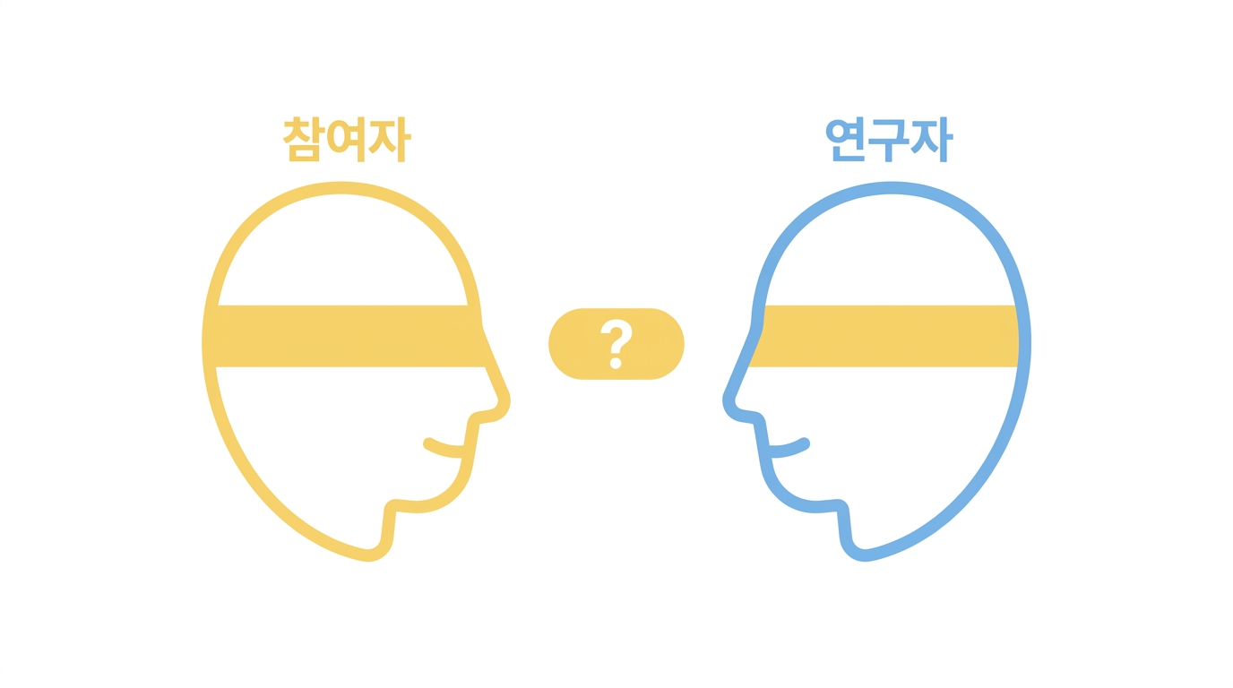 이중눈가림 — 누가 무엇을 모르는가