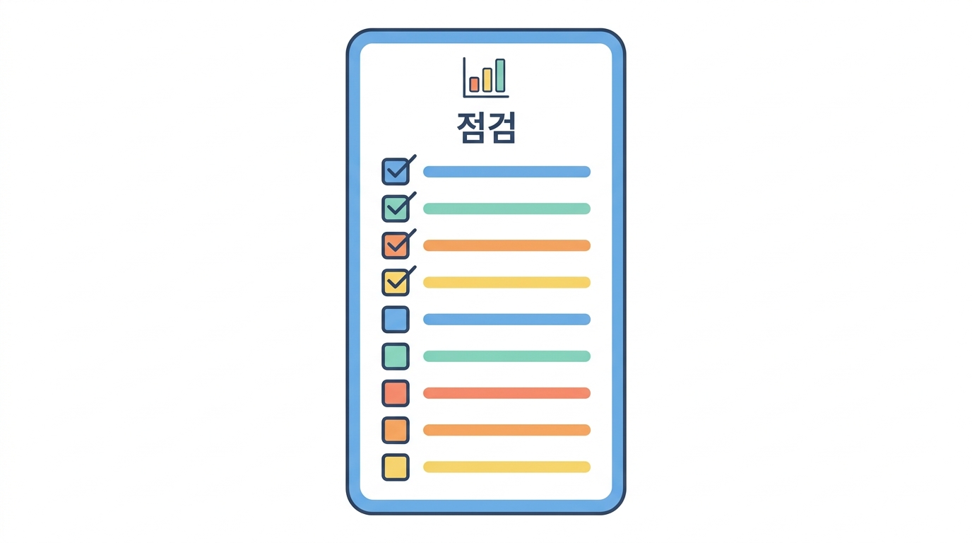 정리 — 그림 한 장을 내보내기 전에