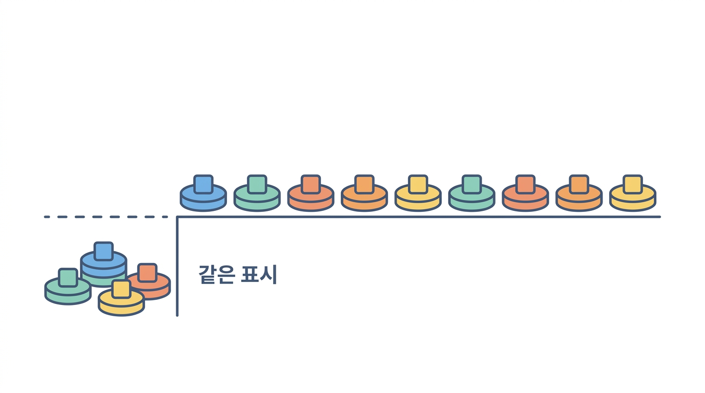 라벨이 같아도 병이 다르다 — 혈액 아홉 개