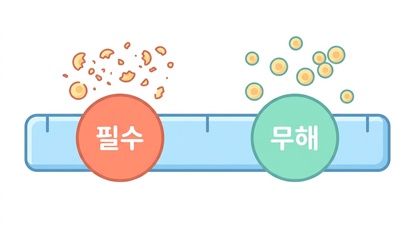 0 과 −1 사이 — 점수 읽는 법